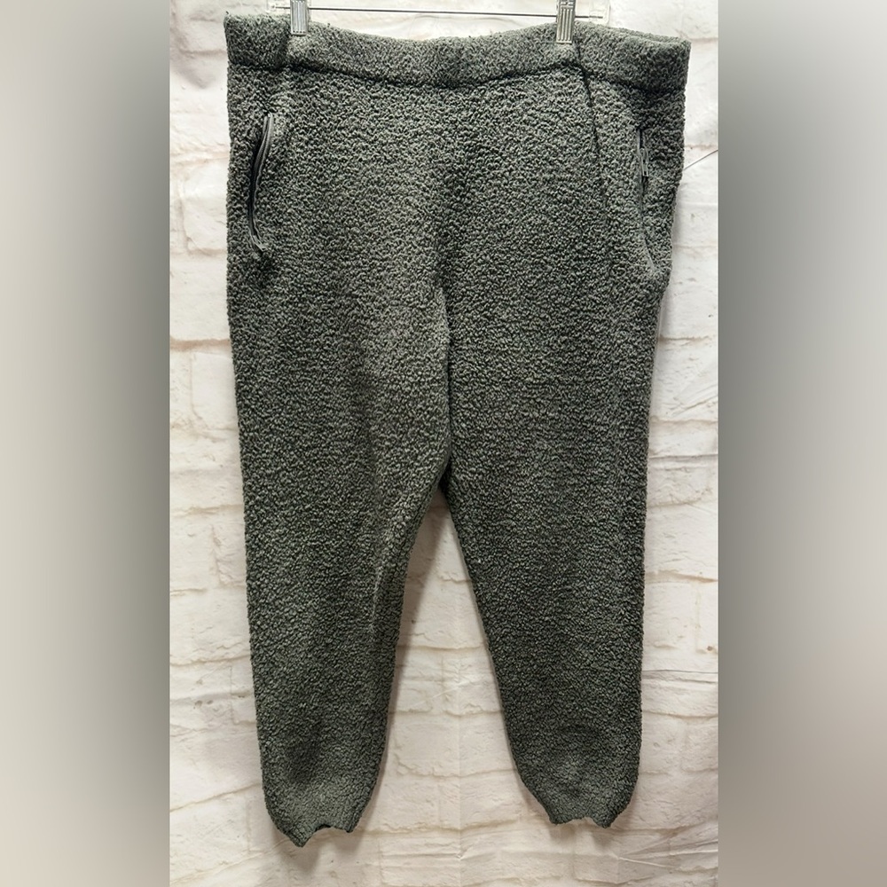 Skims pile high soft gray fleece joggers size 3X
